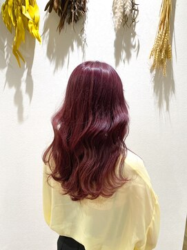 リムヘアーズボウグループ(Rim hairs BEAU group) ディープピンク
