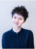 ベリーショート/レイヤーカット/小顔カット/30代/40代/50代/梅田