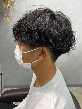 リット×ベリエ(Lit.×belier) 波巻きスパイラルツイストスパイラルパーママッシュメンズヘア