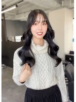 スターズ 船橋(STARS)&nbsp;暗髪ヨシンモリイヤリングカラーネイビーブルー