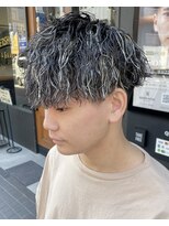 フリーク バーバーショップ 都島店(FREAK BARBER SHOP) 王道モテマッシュメッシュ縦落ちツイストスパイラルパーマ