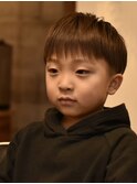 抜け感ふんわりマッシュ【キッズカット/メンズヘア】