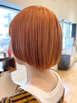 クラップス 横須賀中央店(CLAPS) ダブルカラーショートボブインナーカラーハイライトケアブリーチ