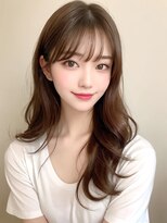 ディアナ(Diana)&nbsp;エアリーロング　韓国ヘア　顔まわりレイヤー