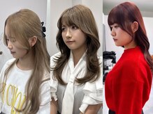 【トレンドの韓国スタイル】顔まわりのレイヤーカット、おくれ毛、前髪カットで垢抜けヘア◎