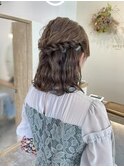 ふわふわハーフアップ/ヘアセット/SHEERalun新小岩店