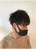 2ブロック束感ショート