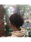 メンズカット＊ニュアンスパーマ＊短髪＊ビジネスカジュアル