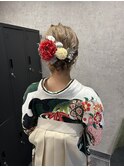 【卒業式ヘアセット+着付け】10代20代30代和装ヘア