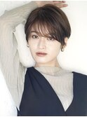 オール世代似合わせ小顔ショート/フェザーショート/サイドバング