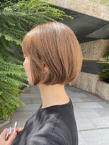 フレッシュサマーの透明感ボブスタイル