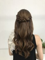 ヘアセットサロン クリアリティ(clarity) サイドおろしハーフアップ