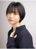 シンプルなしっかり丸みショート