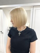 ヴィア(Via)&nbsp;ハイトーン/ケアブリーチ/ダブルカラー/髪質改善/ボブ