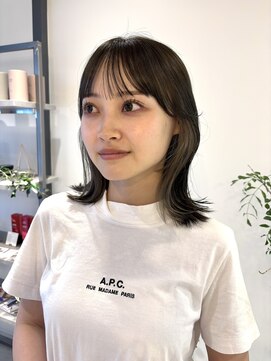 ケーツー 谷町(K-two) インナーベージュ*くびれヘア*ミディアムヘア*顔周り*髪質改善