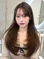 アリュウル 表参道 青山(Allure) ミルクベージュ×レイヤーカット◎