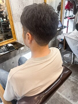 アムレヘアー(amule hair) 【amule hair】刈り上げ/パーマ風/メンズショート/30代/40代