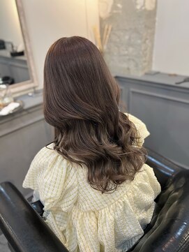 ラム(L'am) くすみカラー/グレージュ/暗髪/艶感カラー/韓国ヘア