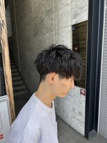 アース 天満橋店(HAIR & MAKE EARTH)&nbsp;20代◎波巻きスパイラルパーマ×マッシュで韓国風モテヘア