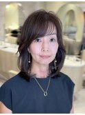 顔まわりカット/前髪カット/レイヤーカット/韓国ヘア/大人韓国/