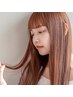 【平日限定】指通り最高♪カット+髪質改善カラー