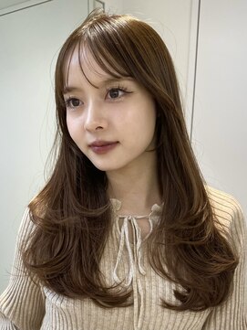 ノイ 銀座(noi) 顔周りレイヤーカットベージュカラーくびれヘア