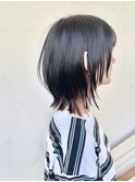 【morio成増 セリザワ】外ハネミディアムウルフ インナーカラー