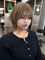 センス(SENSE.)&nbsp;レイヤーボブ/ミルクティーベージュ