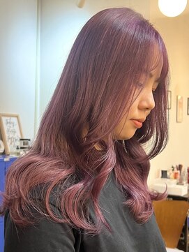 ラック 津田沼(LUCK) くびれボブ/韓国ボブ/ブリーチなしカラー/似合わせカット