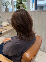 アンソル オブ リシェール(N'SOL of RICHAIR)&nbsp;レイヤーカット/ウルフヘア/ブラウン/大人女性/南越谷