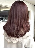 大人ガーリー/ダークアッシュ/似合わせカット/ミディアムレイヤ
