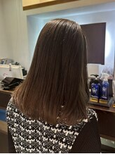 ナナナ パレナ 宝塚店(nanana parena)&nbsp;縮毛矯正×髪を労るブラウンカラーで整える美髪ケア