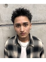 オーシャントーキョー ホワイト 原宿(OCEAN TOKYO WHITE) スパイキーショートベリーショート短髪アップバングフェード