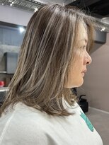 レブ 四条烏丸(Reb,)&nbsp;明るめハイライトミディアムレイヤー30代白髪ぼかし