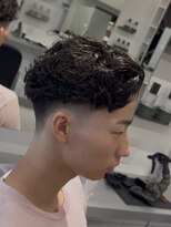 グルーマーズクレッジ 渋谷店(GROOMER/S CREDGE)&nbsp;ショートラルフカール　ラフカール　メンズパーマ　フェード