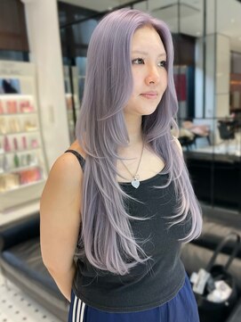 キーン 吉祥寺店(keen) 《アイカワ》レイヤーカット×ペールラベンダー