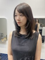 ヌヌ 渋谷 原宿 表参道(nunu)&nbsp;レイヤーカットトリートメントブリーチなしハッシュカット