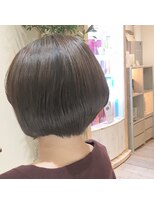 ナノハナ&nbsp;鹿沼で唯一本格ヘッドスパが出来る美容室　シンプルボブ