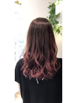 ラウレアヘアー(Laule'a hair) ピンクグラデーション