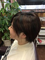 ヘアデザインアンドクリエーション リヴィエ(HAIR Design&Creation REVIE) REV I E×レッド系カラー×ローライト