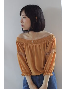 ロミー 本厚木(ROMMY.) 暗髪のひし形小顔ボブ2　/ ロミー本厚木