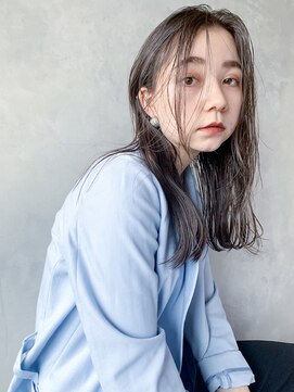 アイティー バイ アルバム 浦和店(IT by ALBUM) ストレートウェットスタイル_セシルカットフリンジウェーブ_7635