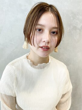 アイティー バイ アルバム 中野店(IT by ALBUM) タイトストレート_エアリーミディショートパーマ_88084