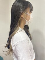 ルクール(Le Coeur)&nbsp;黒髪を活かしたインナーカラー