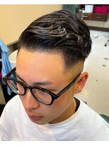 バーバー アカダマ&nbsp;七三スタイル