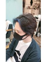 キートス ヘアーライフクリエイター(kiitos hair life creator)&nbsp;フェイスフレーミング×ロイヤルブルー