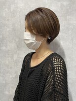 シールドヘアー 沖縄 新都心(C'LD Hair)&nbsp;【 C’LD 】お客様スタイル_長めバングな丸っこショート