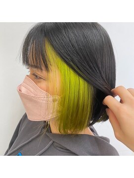 ヘアーテラス エム(hair terrace M) 村岡スペシャル派手髪インナーカラー