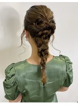 キャパ 秦野(CAPA)&nbsp;編み下ろしヘアセット/早朝/結婚式/ゆるふわ/モコモコ/アレンジ