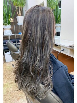 ヘアアートヒサ(HAIR ART hisa) 「RYOKO」304050代 ニュアンスハイライト×フェアリーロング